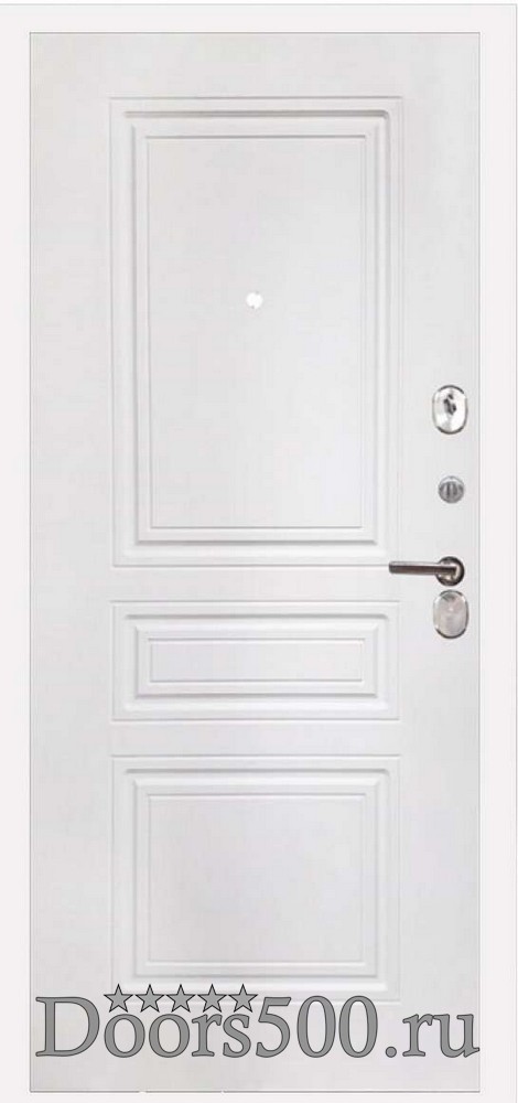 Дверь КОЛИЗЕЙ (Белая шагрень) (ФЛ-243-М Белая матовая)