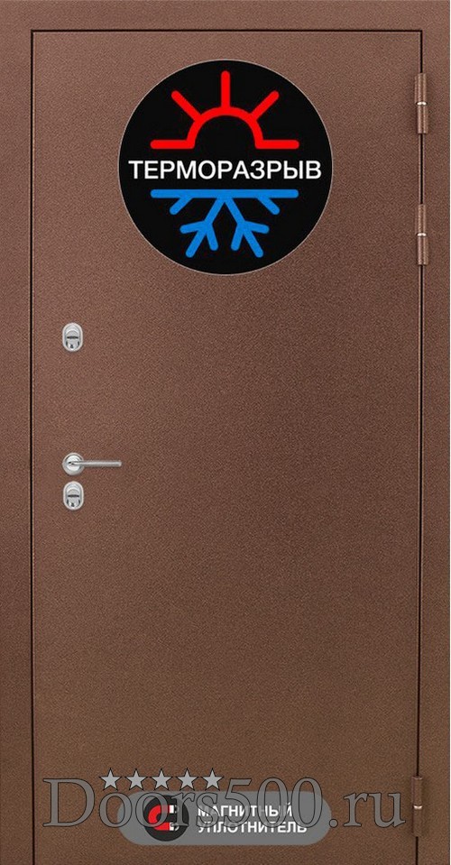 Дверь Термо-Магнит-03 (Белый софт) (Уличная°С.)