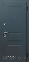 Дверь Лорд 2К Шагрень графит (Белый матовый RAL 9003)